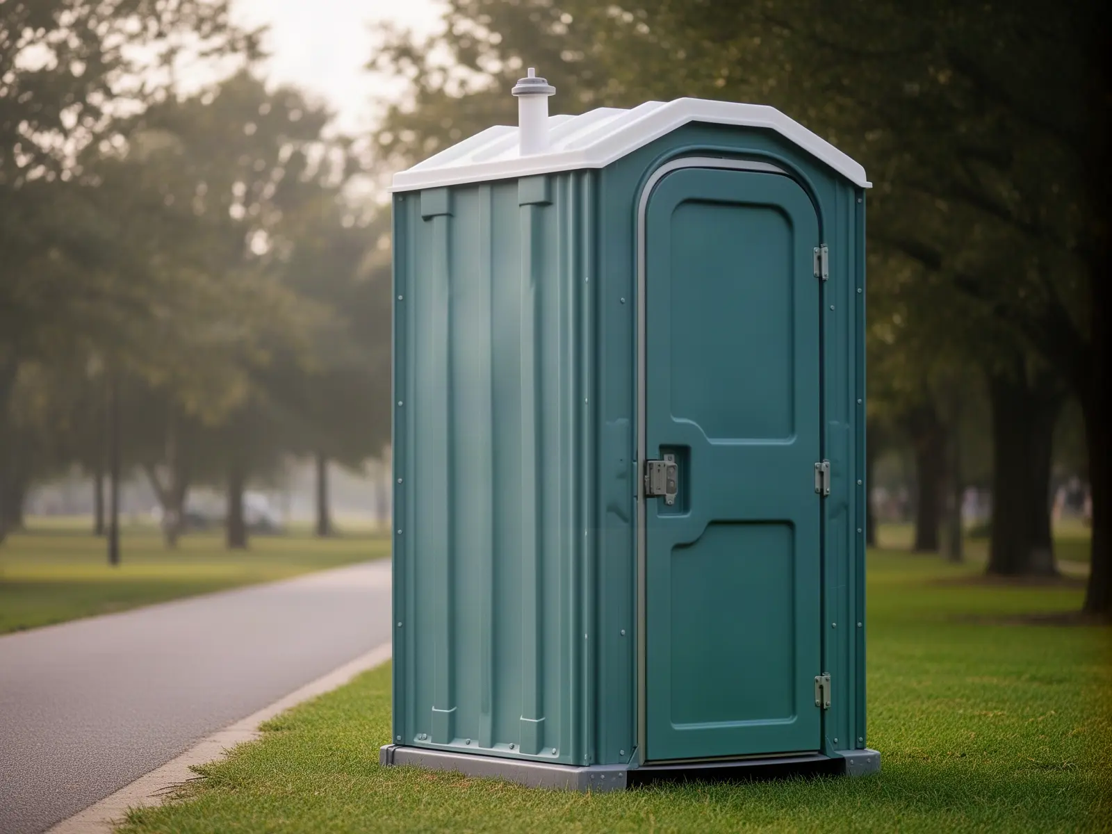 Clean porta potty unit from GJ & Sons Porta Potties in Irving, TX